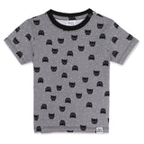 Baby Boys Half Sleeve Playful Graphic Printed T- Shirt