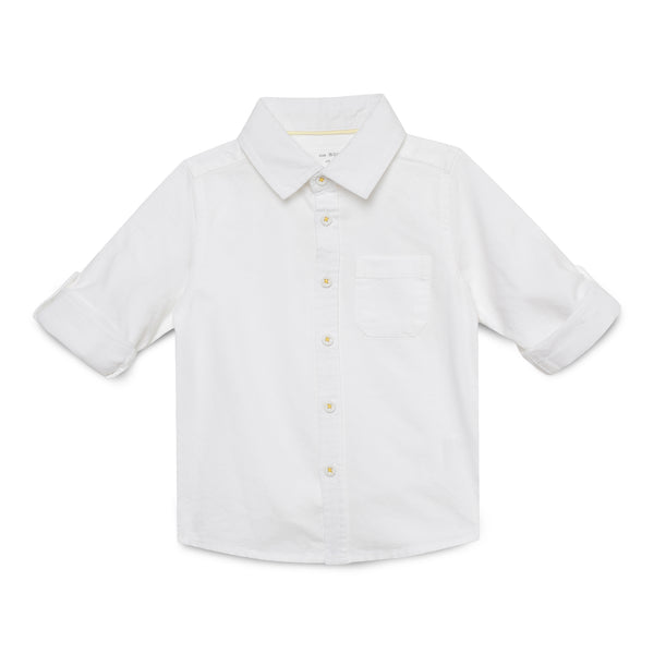 Baby Boys Collar Neck Roll Up Sleeve Shirt with Bow Tie, Waist Coat An