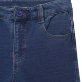 Kid Boys Knitted Denim Knit Blue Shorts