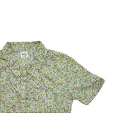 Kid Girls Half Sleeve Green Cropped  Top