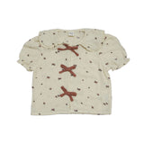 Kids Girls Puff Sleeve Top