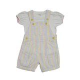 Baby Girls Playsuit With Inner T Shirt (2 Pcs Set)
