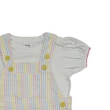 Baby Girls Playsuit With Inner T Shirt (2 Pcs Set)