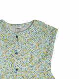 Baby Girls Peter Pan Collar Printed Playsuit