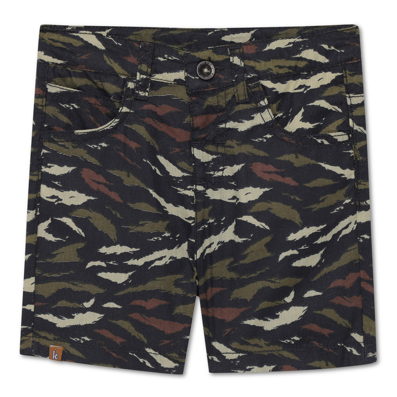 Baby Boys Camouflage Printed Shorts