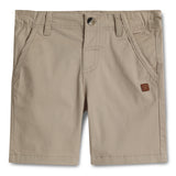 Baby Boys Solid Stretch Twill Shorts