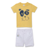 Baby Boys Solid Oxford Shorts