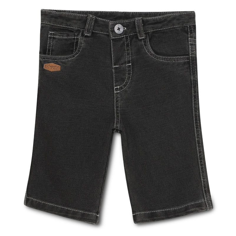 Baby Boys Knitted Denim Shorts