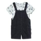 Baby Boys 2Pcs Set Playsuit with Inner T-Shirt