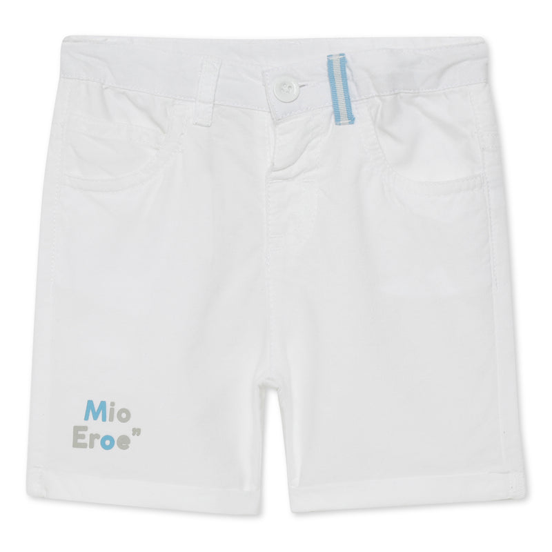 Baby Boys White Shorts