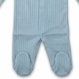 Baby Essentials Full Sleeve Blue Sleepsuit
