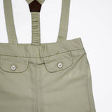 Baby Boys Shirt With Suspender Shorts and Bow Tie(3pcs set)