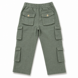 Kids Boys Olive Cargo Pant
