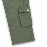 Kids Boys Olive Cargo Pant