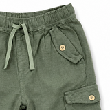 Kids Boys Olive Cargo Pant