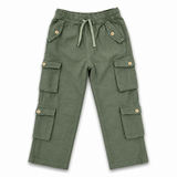 Kids Boys Olive Cargo Pant