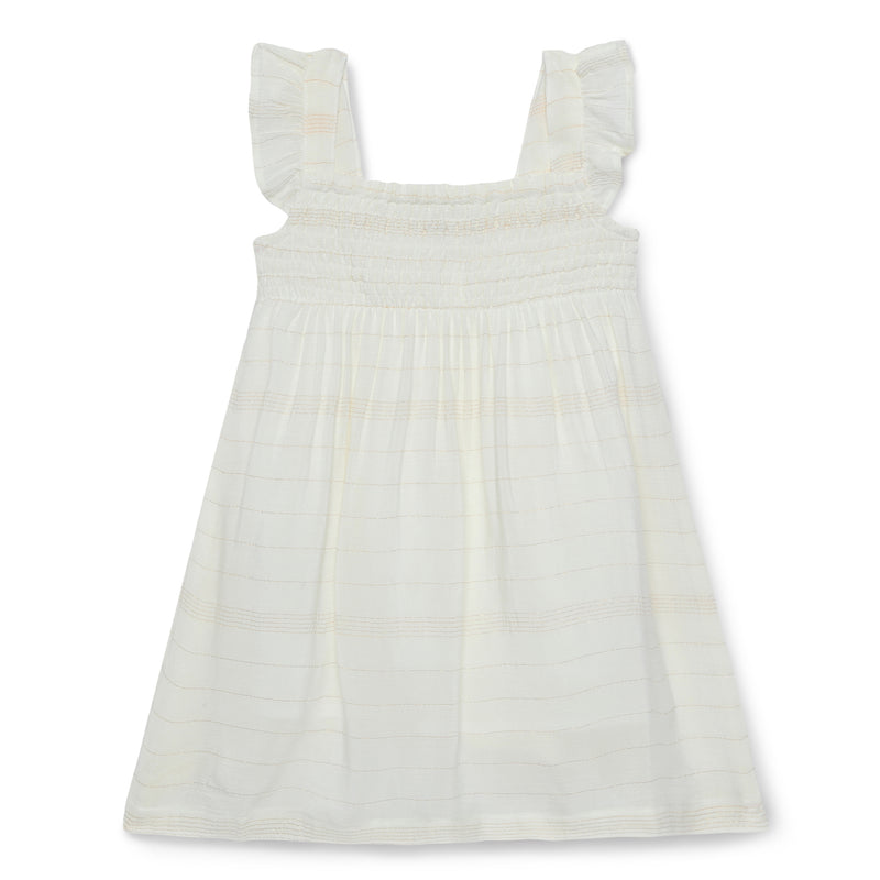 Baby Girls Butterfly Sleeve Pinafore Dress