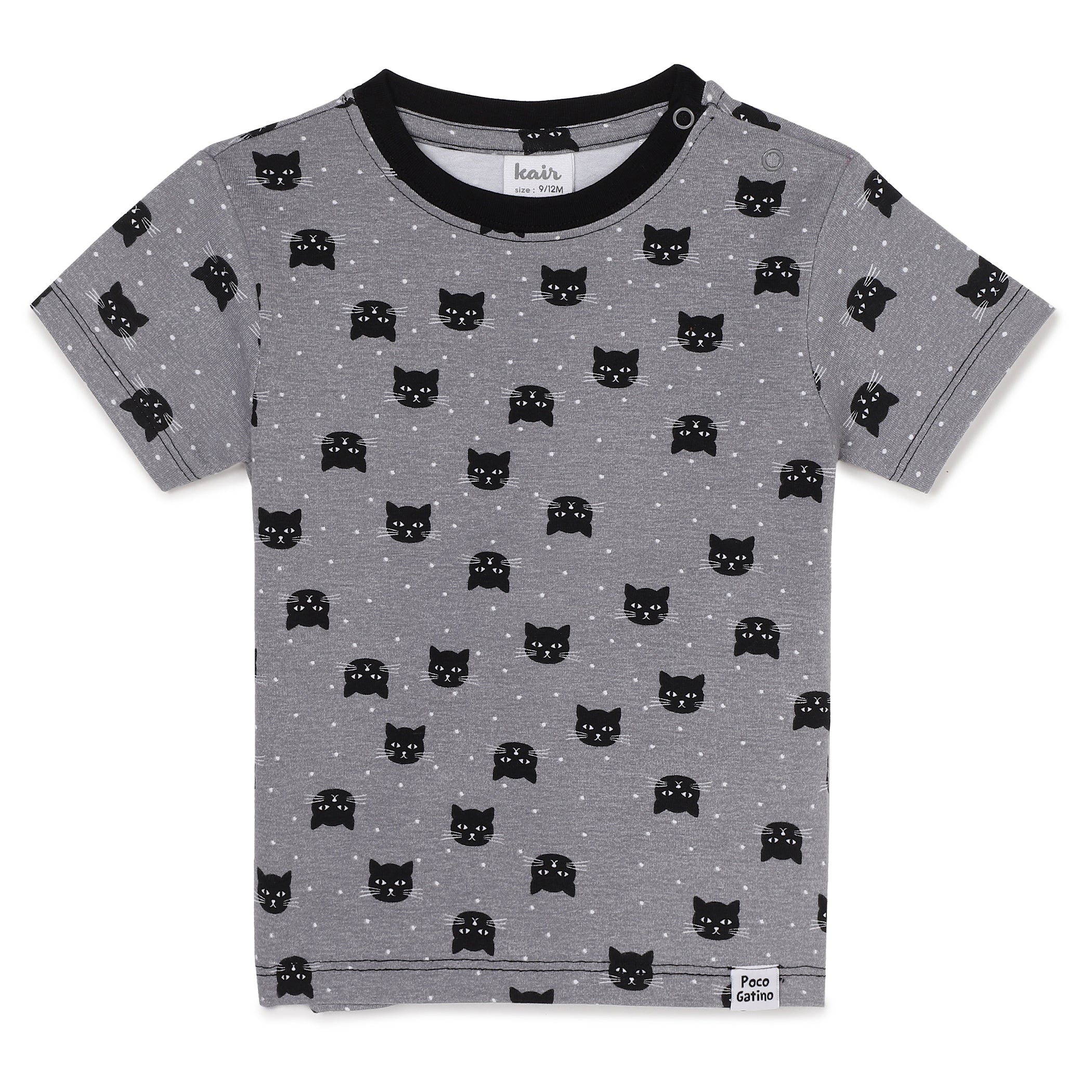Baby Boys Half Sleeve Playful Graphic Printed T- Shirt