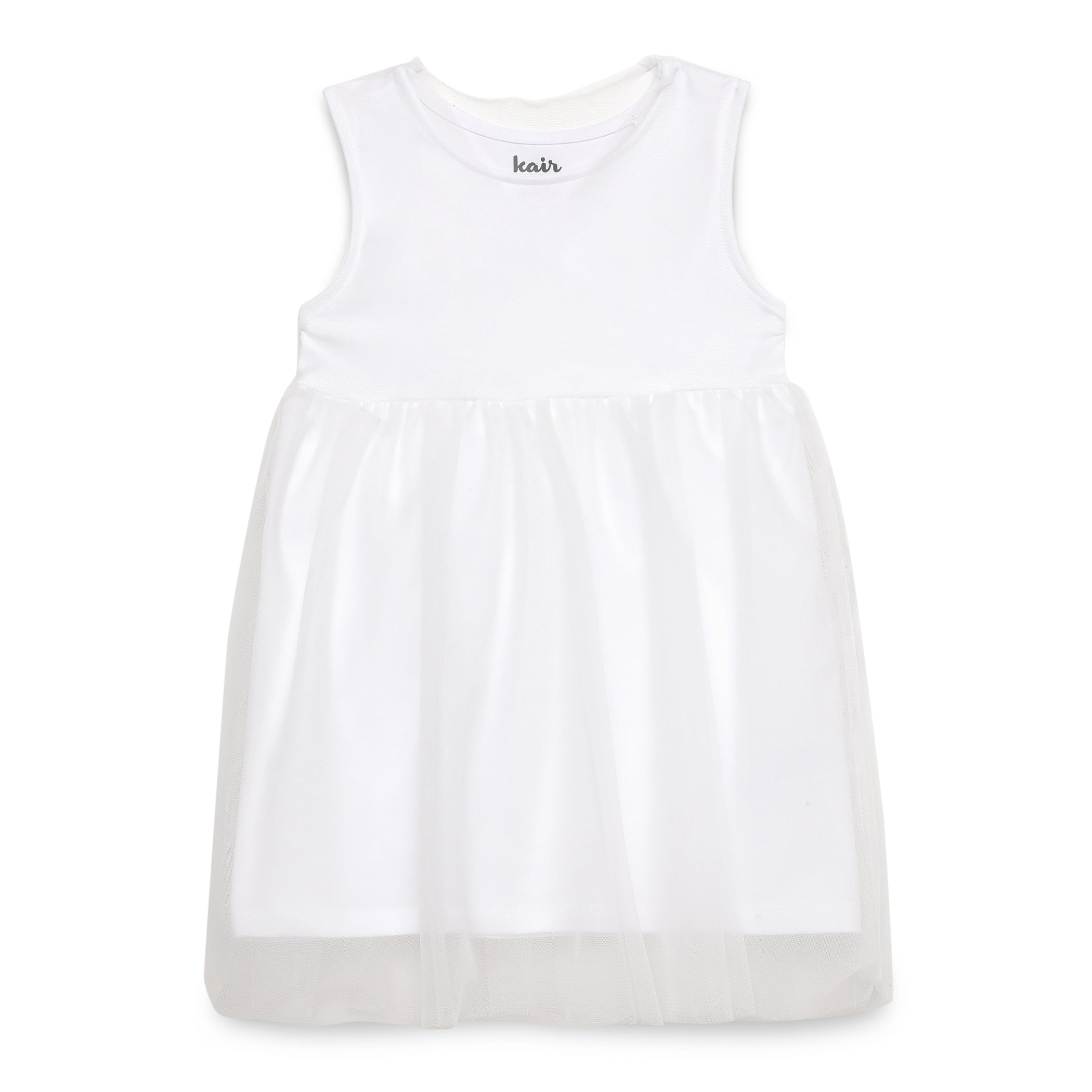 Baby Girls Decorative White Party Dress