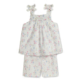 Baby Girls Set Half Sleeve Top with Shorts and Head Band (3Pcs co-ord Set)