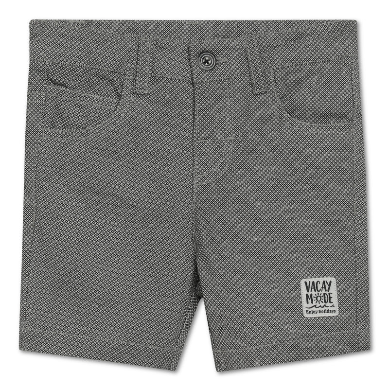 Baby Boys Black and White Shorts