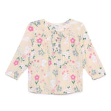 Baby Girls Round Neck Printed Exclusive Top
