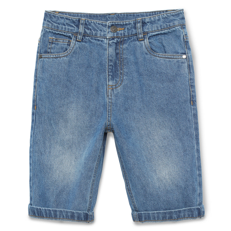 Kid Boys Denim Blue Shorts