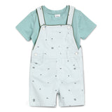 Baby Boys Playsuit with Inner T-Shirt(2Pcs Set)