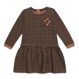 Baby Girls Round Neck with Full Sleeve checks Dress