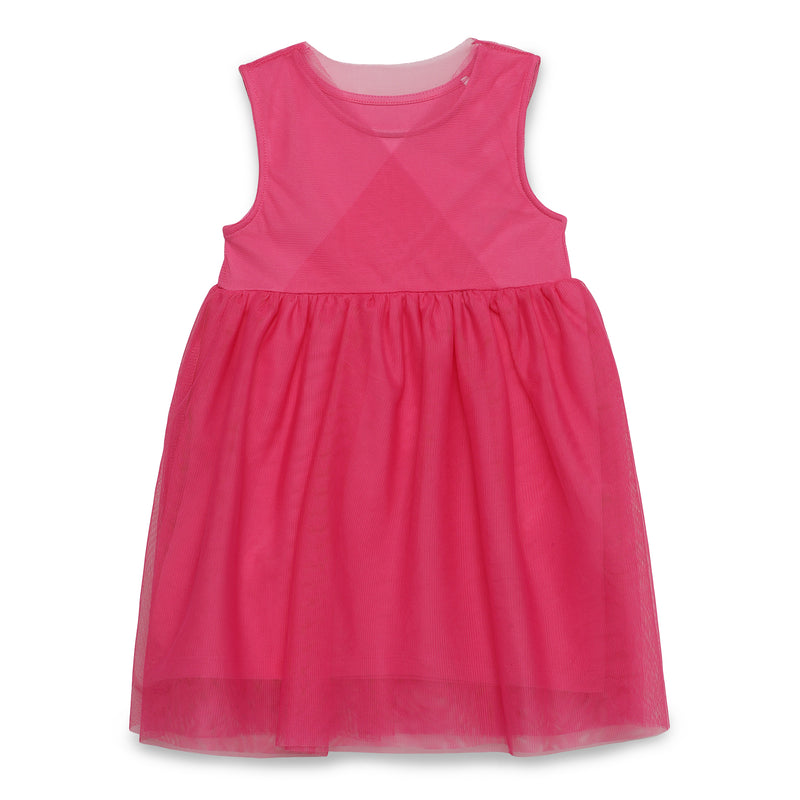 Baby Girls Decorative Pink Party Dress