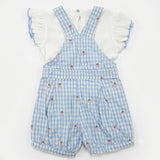 Baby Girls Playsuit With Inner T Shirt (2 Pcs Set)