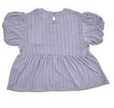 Kids Girls Peplum Hem Top With Palazzo Pant (2pcs Set)
