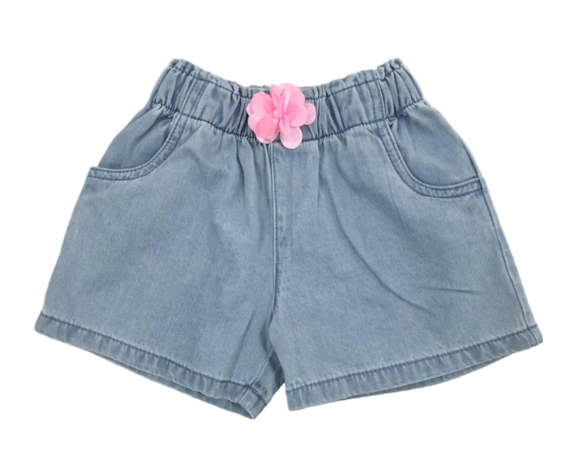 Baby Girls Corsage Denim Shorts