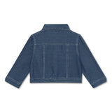 Kid Girls Rich Denim Cardigan