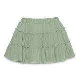 Baby Girls Layered Green Skirt
