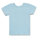 Baby Boys Round Neck Half Sleeve Blue Graphic Printed T-Shirt