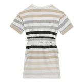 Kid Girls Striped Graphic Dress