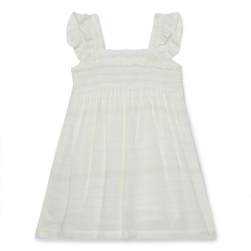 Baby Girls Butterfly Sleeve Pinafore Dress