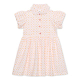 Girls Collar neck Balloon sleeve Dress With Head band