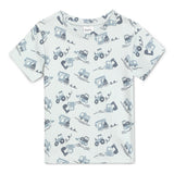 Baby Boys 2Pcs Set Playsuit with Inner T-Shirt