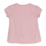 Baby Girls Round Neck Puff Sleeve Top