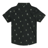 Baby Boys Collar Neck Half Sleeve Printed Shirt