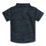 Baby Boys Collar Neck Half Sleeve Printed Shirt
