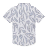 Kid Boys Collar Neck Half Sleeve Printed Shirt