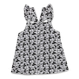 Baby Girls Pinafore Dress With Inner Full Sleeve T-Shirt (2pcs Set)