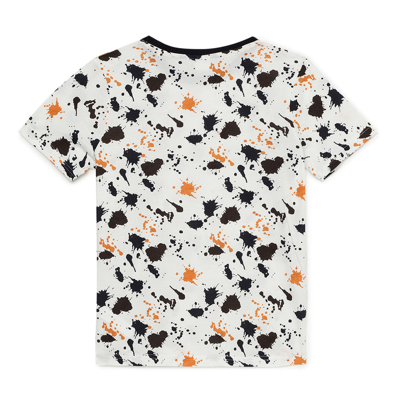 Kid Boys Round Neck Half Sleeve T-Shirt