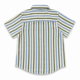 Kids Boys Half Sleeve Striped Shirt
