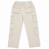 Kids Boys Beige Cargo Pant