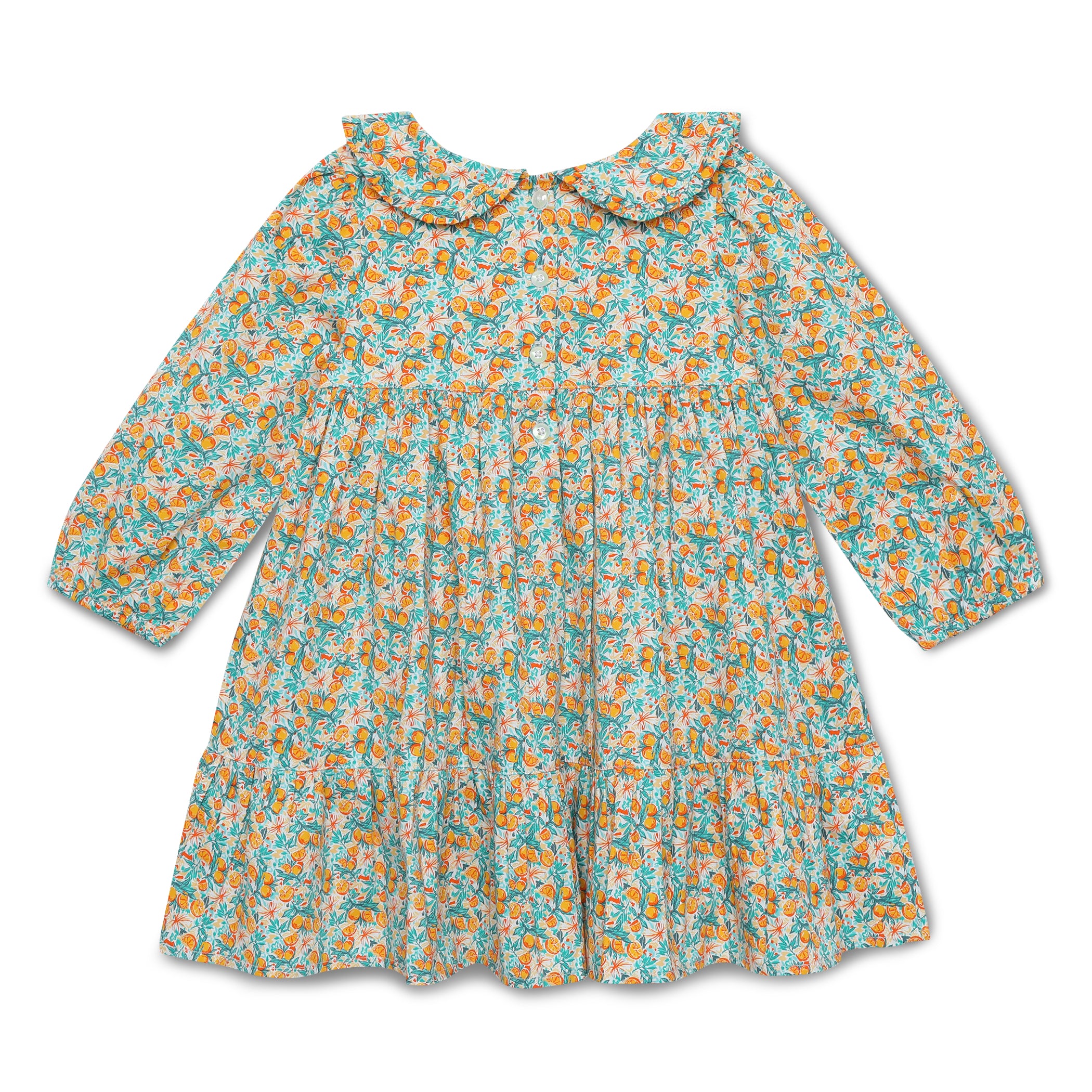 Baby Girls Peter Pan Collar with Full Sleeve Dress Baby Girls Peter Pan Collar with Full Sleeve Dress