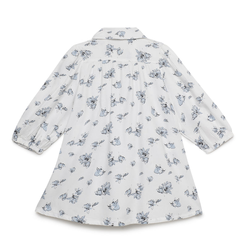 Baby Girls Collar Neck with Full Sleeve Dress